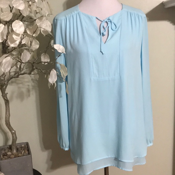 Chico's Tops - CHICO’S BLUE BLOUSE